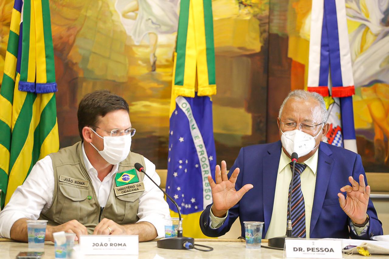Ministro da Cidadania João Roma se reúne com o prefeito de Teresina, Dr. Pessoa